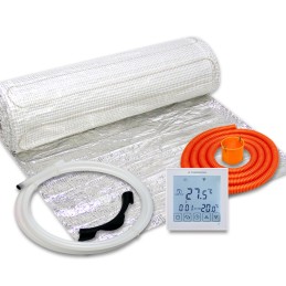 Set heating mat 150 W m², from 1 m² to 15.0 m², TVT 31 regulator with WiFi