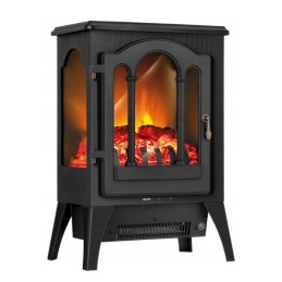 FLAME Electric Freestanding Fireplace with Heating Function