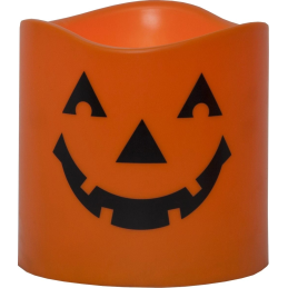 Halloween LED Candle 15cm – Battery-Powered, Flickering Flame Effect